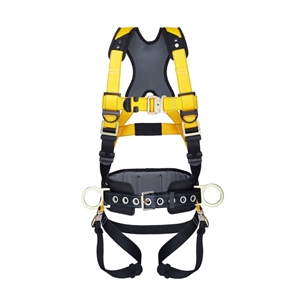 Guardian 37233 Series 3 Full body Harness With Back And Side D-Rings, Quick-Connect Chest Strap, Waist Pad And Quick-Connect Leg Straps.