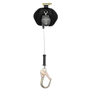 Guardian 4200202 CR3-Edge 8 Foot Personal Self Retracting Lifeline With Steel Rebar Hook And Harness Connector.
