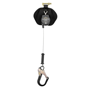 Guardian 4200203 CR3 Edge 8 Foot Personal Self Retracting Lifeline With Aluminum Rebar Hook And Harness Connector.