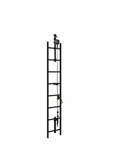 3M DBI/SALA 6118030 Lad-Saf 2 User 30 Foot Galvanized Cable Vertical Climbing System.