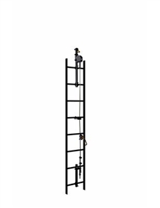 3M DBI/SALA 6118060 Lad-Saf 2 User 60 Foot Galvanized Cable Vertical Climbing System