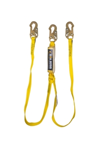 Guardian 21302 Big Boss Extended Free Fall Double Leg Shock Absorbing Web Lanyard