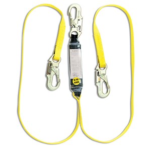 Guardian 01230 SS72-2-6 Double Leg Shock Absorbing Web Lanyard