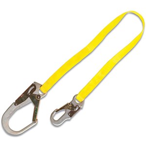 Guardian 01266 WL72R 6 Foot Web Restraint Lanyard With Rebar Hook