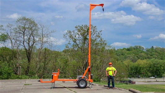 Malta Dynamics X1000 Grabber Mobile Adjustable Height Fall Protection System