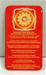 Meditation on Prosperity Metal Travel Card