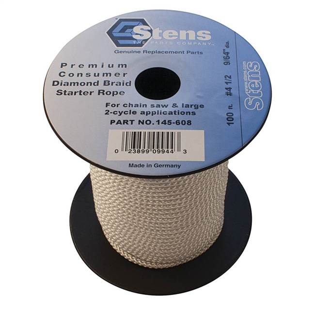 Stens 100' Starter Rope #4 1/2 Diamond Braid