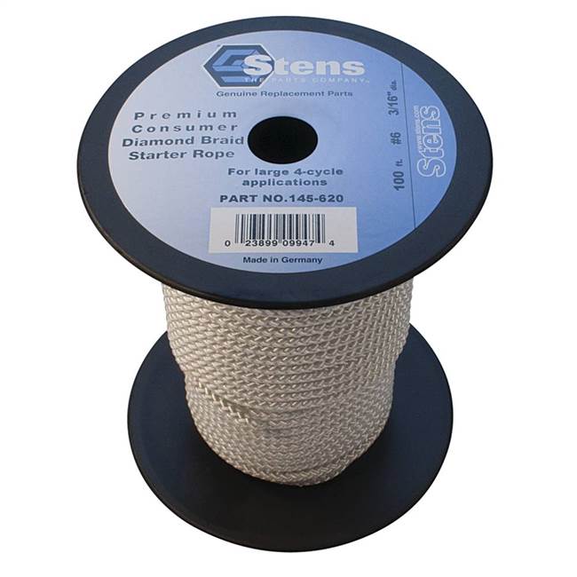 Stens 100' Starter Rope #6 Diamond Braid