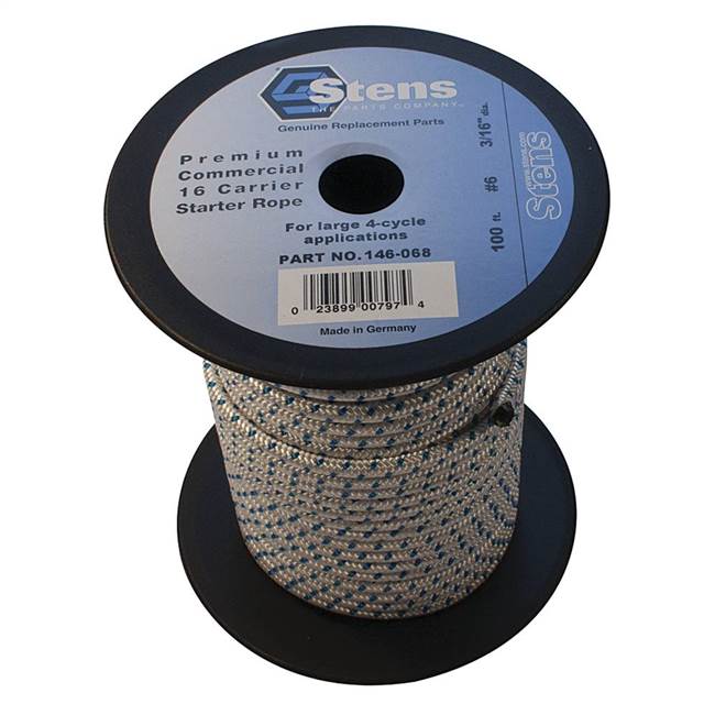 Stens 100' Starter Rope #6 Solid Braid