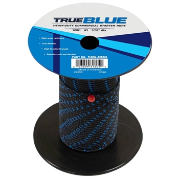 TrueBlue 100' Starter Rope #3 Solid Braid