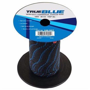 TrueBlue 100' Starter Rope #3 1/2 Solid Braid