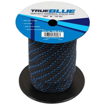 TrueBlue 100' Starter Rope #4 Solid Braid
