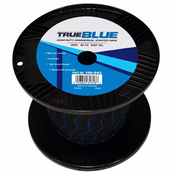TrueBlue 200' Starter Rope #4 1/2 Solid Braid