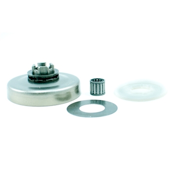 Clutch Drum Assembly 3/8", 7T compatible with Husqvarna 288 XP, 394 XP, 395 XP
