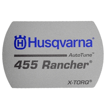 OEM Husqvarna 455 Rancher II Decal Starter