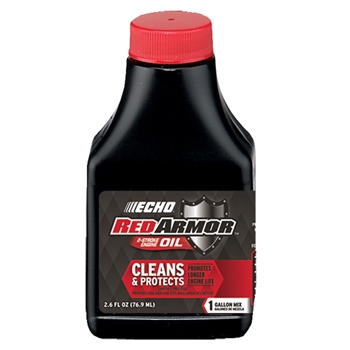 Echo Red Armor High performance 2-stroke engine oil, 2.6 oz