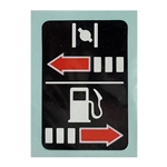 OEM Honda GX160, GX200-GX390 Choke And Fuel Decal