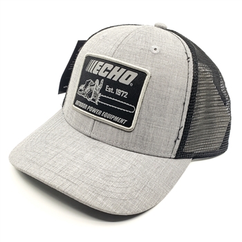 Genuine Echo Heathered Grey Chainsaw Cap