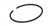 Husqvarna 51 piston ring 45mm