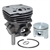 Hyway High-Quality Nikasil Plated Cylinder Kit (Pop-Up) Compatible with Husqvarna 353, 351