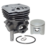 Hyway Premium Titanikel Cylinder Kit (Pop-Up) compatible with Husqvarna 357 XP