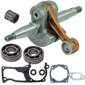 Husqvarna 357, 359 crankshaft with bearings, gaskets and seals