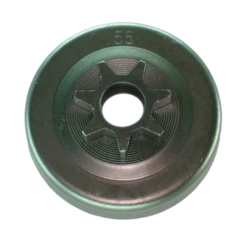 Non-Genuine spur sprocket, 3/8" pitch, 7 tooth, for Husqvarna 50, 51, 55, 154, 254, 262XP