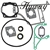 Stihl TS400 complete engine gasket set with oil seals