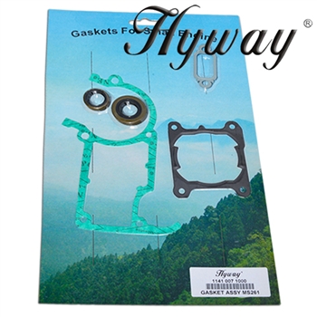 Hyway Stihl MS261 gasket set with oil seals