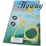 Husqvarna / Partner K950 concrete cut off saw complete engine gasket set with oil seals