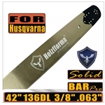 Holzfforma 42", 3/8", .063", 136dl Guide Bar fits Husqvarna