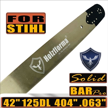 Holzfforma 42", .404", .063", 125dl Guide Bar fits Stihl