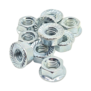 10-Pack 8mm Flange Nut compatible with Honda replaces 94050-08000