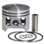 Meteor Stihl 028 piston assembly 44mm