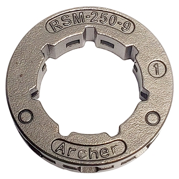 Rim Sprocket 1/4" Pitch, 9 Tooth, Small Spline