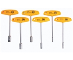 Wiha T-Handle Nut Driver Inch 6 Piece Set