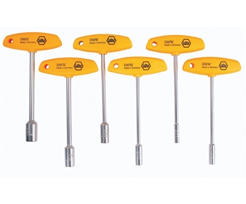 Wiha T-Handle Nut Driver Inch 6 Piece Set