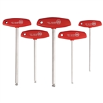 Wiha 5 Piece MagicRing Ball End T-Handle Set - Metric