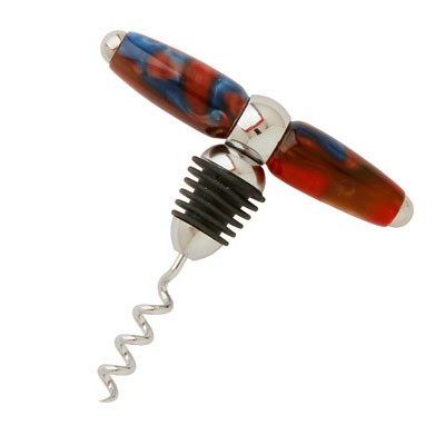 T-Handle Corkscrew with Built in Stopper  Item #: BS7CS