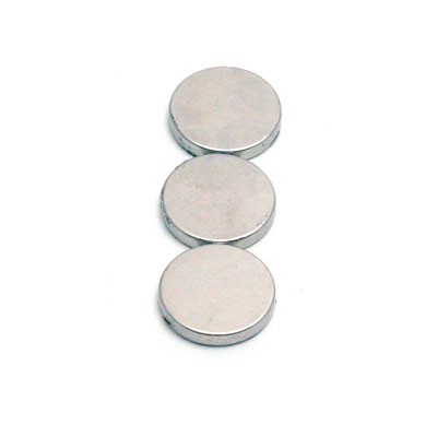 Rare Earth Magnets: 1/2 in. x 1/8 in. (10 pack)  Item #: EMAG12