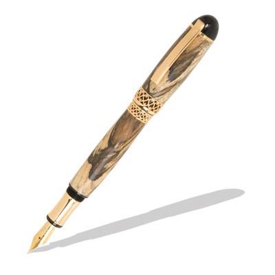 Apollo Infinity Gold Titanium Fountain Pen Kit  Item #: PKAPFP2TN