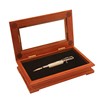 Fancy Single Rosewood Pen Display Box  Item #: PKBOX8R
