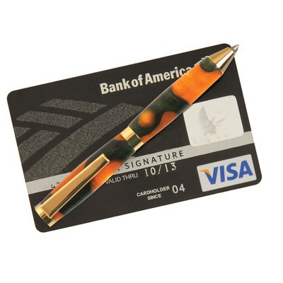 Credit Card 24kt Gold Twist Pen Kit  Item #: PKCCP24