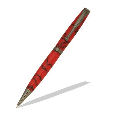 Funline Comfort Gun Metal Twist Pen Kit  Item #: PKCFFUNGM
