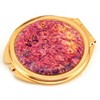 24kt Gold Mini Compact Plated Mirror  Item #: PKCMRG
