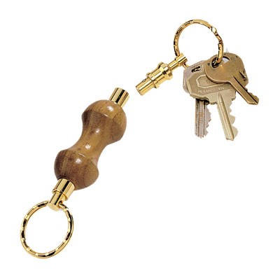 Detachable Key Ring 24kt Gold Keychain Kit  Item #: PKDETACH