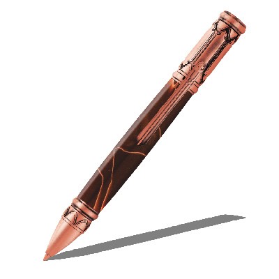 Montague Antique Copper Twist Pen Kit  Item #: PKMTAGAC