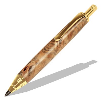 Mini Sketch 24kt Gold Pencil Kit: with 3mm lead  Item #: PKSPCL3G