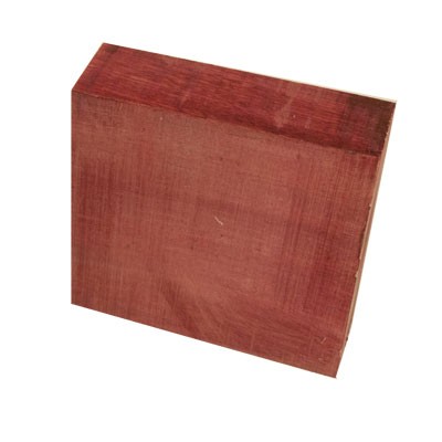Popular Collection Purpleheart 2 in. x 6 in. x 6 in. Bowl Blank  Item #: WX04-4