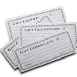 Gift certificate